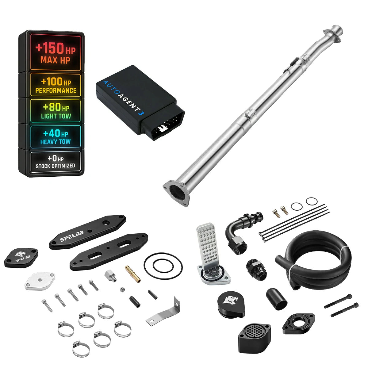 DPF/DEF/EGR/CCV Delete for 2020-2025 Ford 6.7L Powerstroke F250 F350 F450 All-in-One Kit