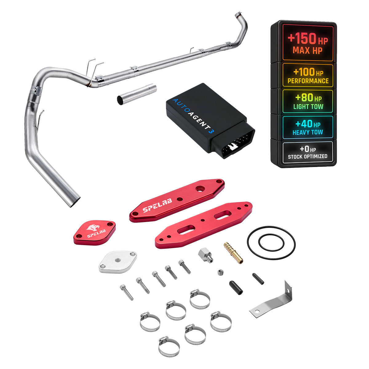 DPF/DEF/EGR/CCV Delete for 2020-2024 Ford 6.7L Powerstroke F250 F350 F450 All-in-One Kit