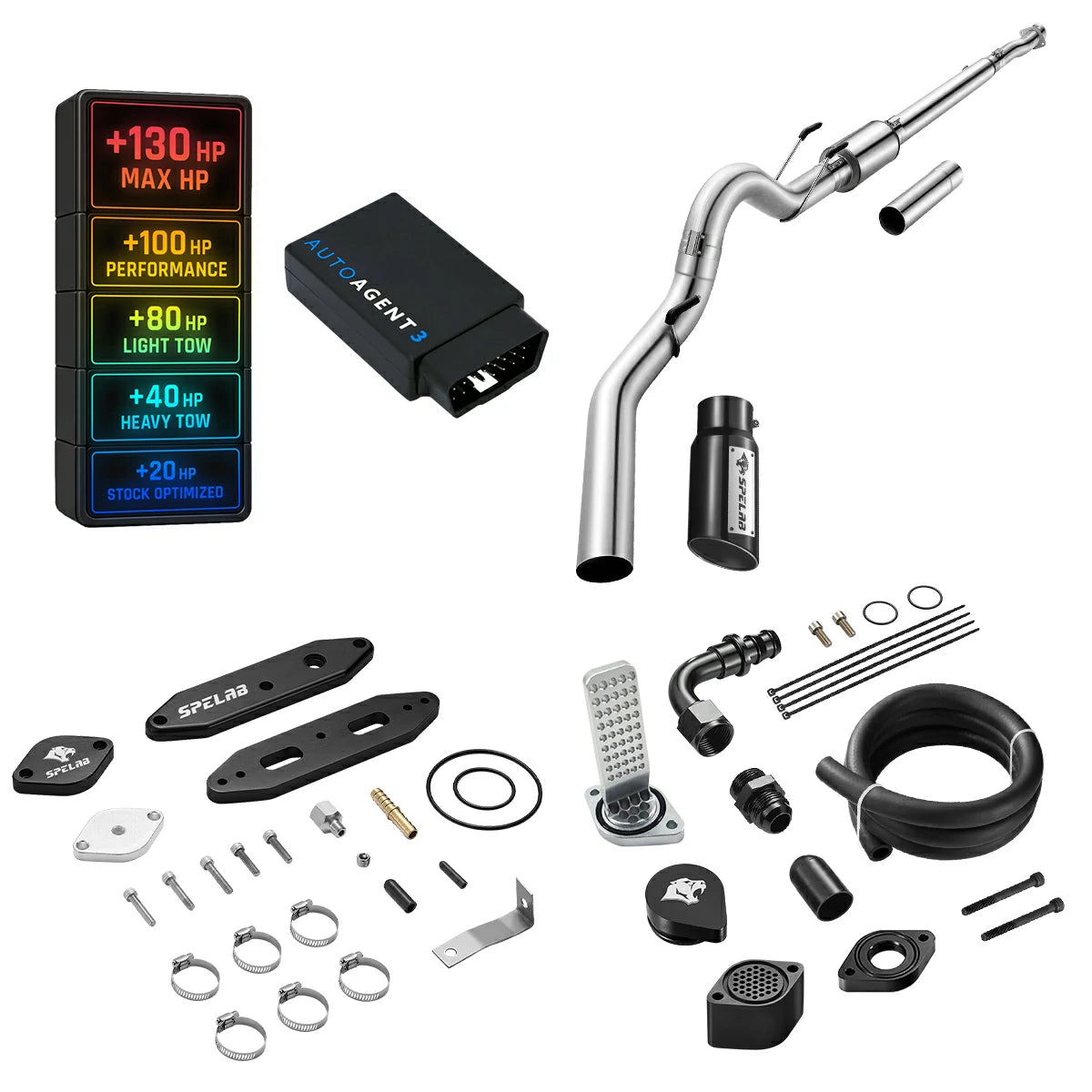 DPF/DEF/EGR/CCV Delete for 2020-2024 Ford 6.7L Powerstroke F250 F350 F450 All-in-One Kit
