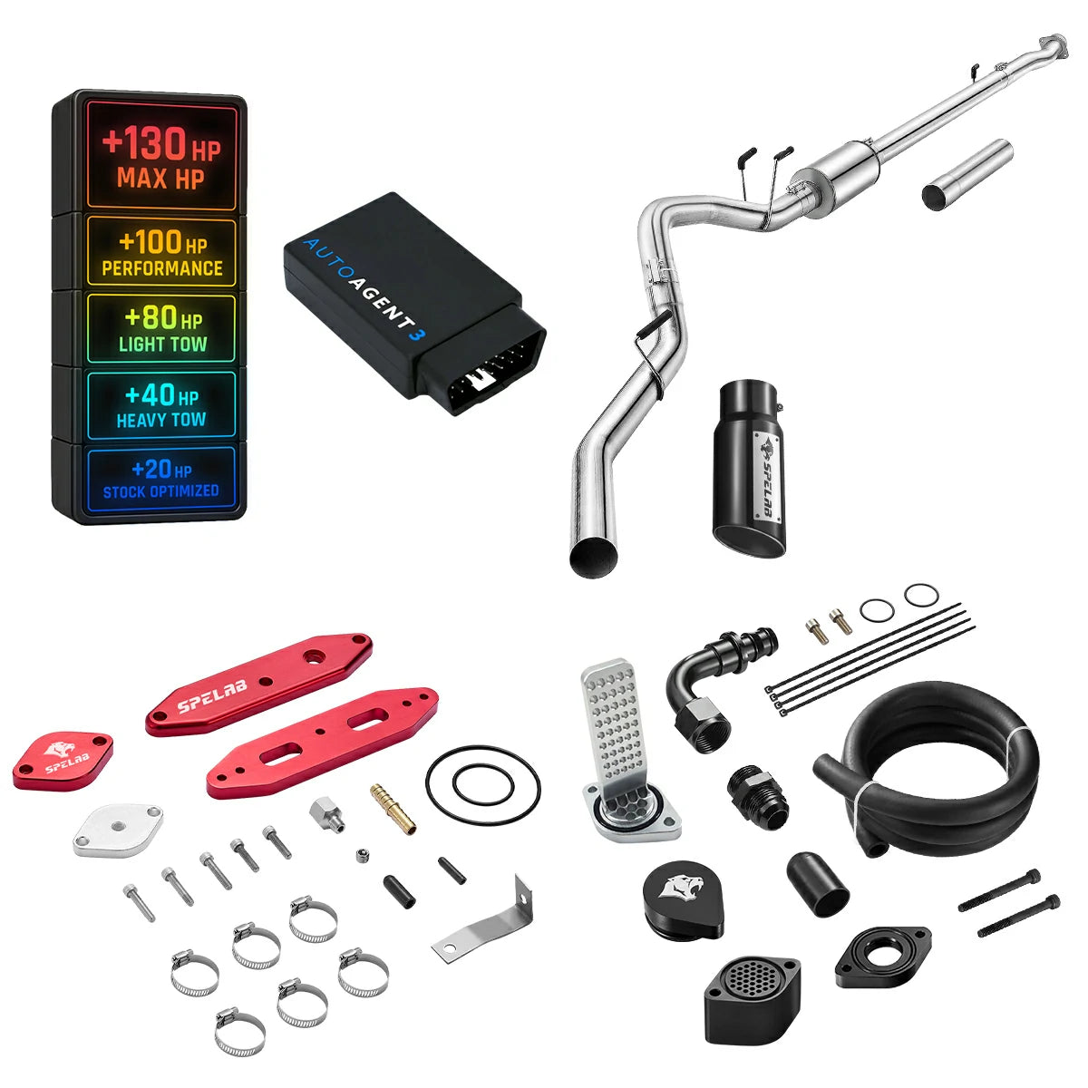 DPF/DEF/EGR/CCV Delete for 2020-2024 Ford 6.7L Powerstroke F250 F350 F450 All-in-One Kit