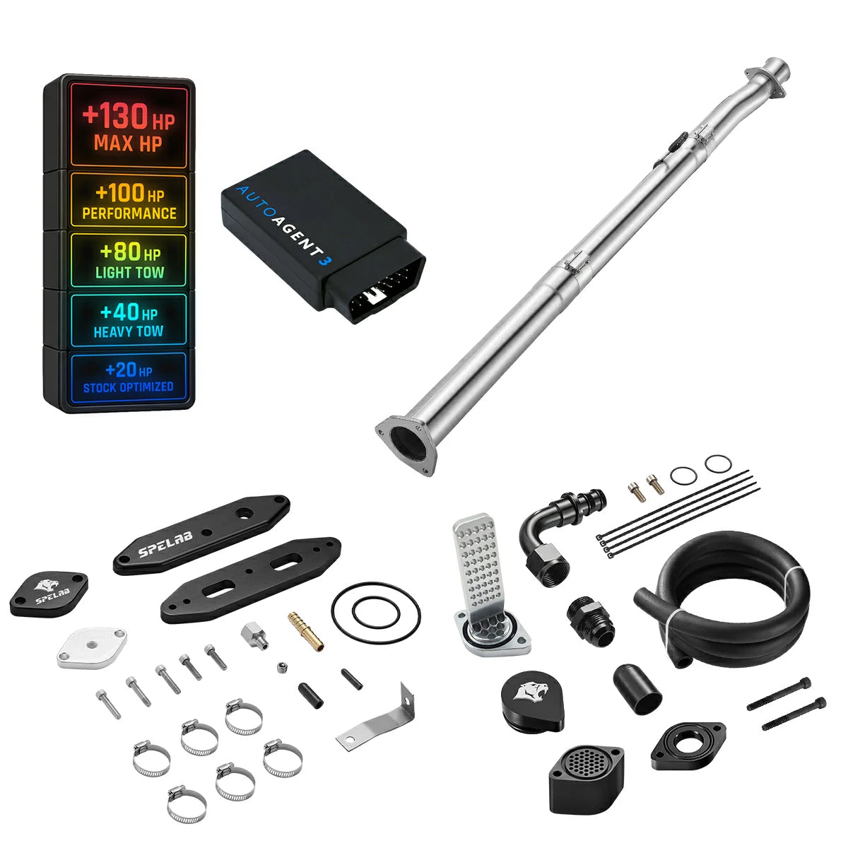 DPF/DEF/EGR/CCV Delete for 2020-2024 Ford 6.7L Powerstroke F250 F350 F450 All-in-One Kit