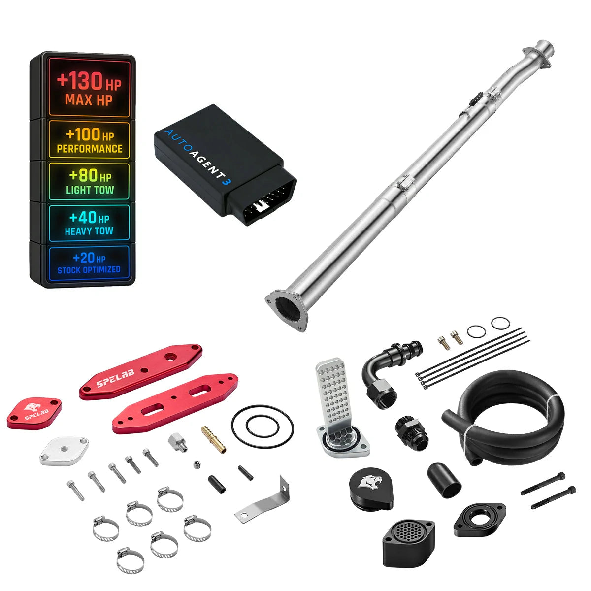DPF/DEF/EGR/CCV Delete for 2020-2024 Ford 6.7L Powerstroke F250 F350 F450 All-in-One Kit
