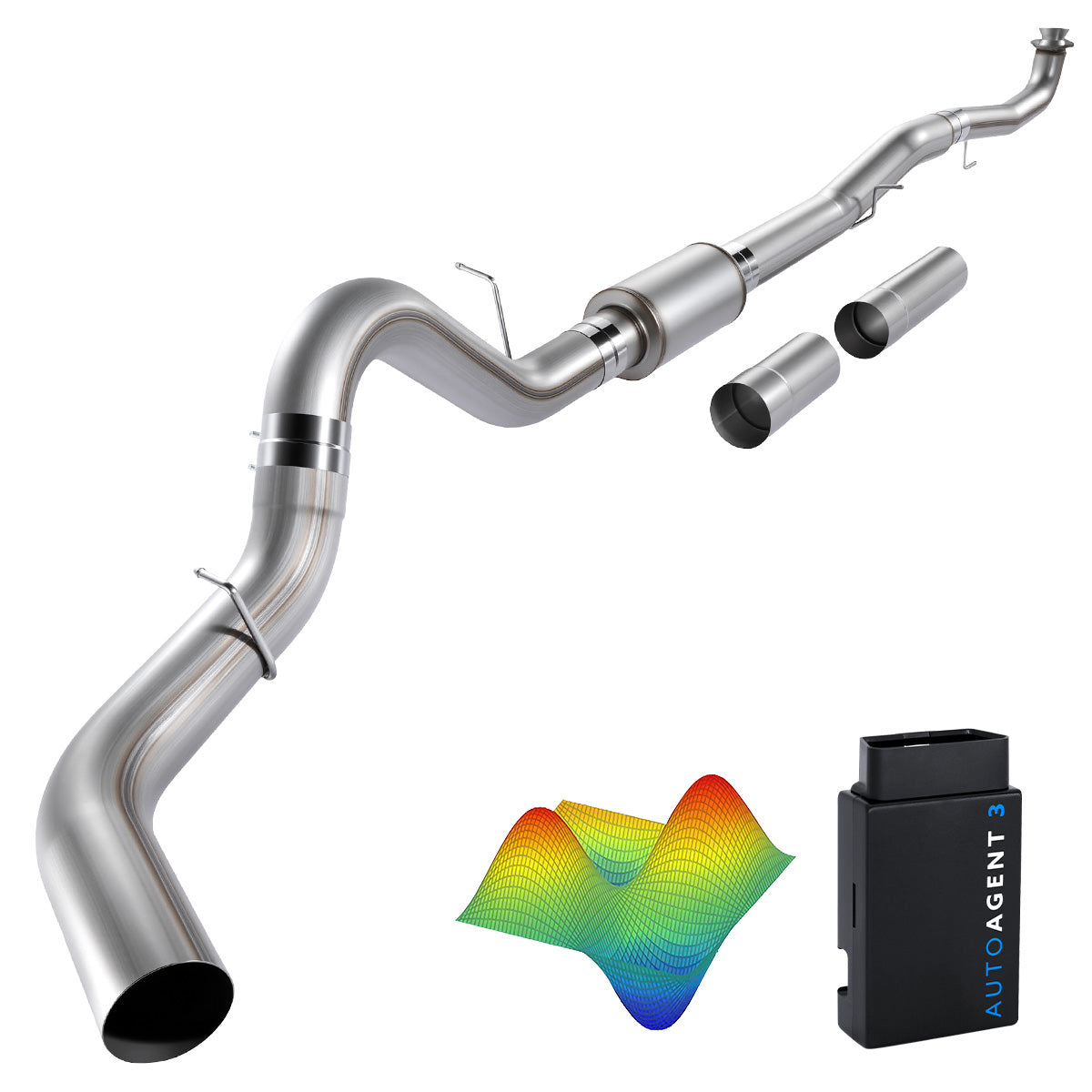 EZ LYNK Auto Agent 3 DPF/EGR All-in-One Delete Kit for 2017-2023 6.6L Duramax L5P 2500HD 3500HD