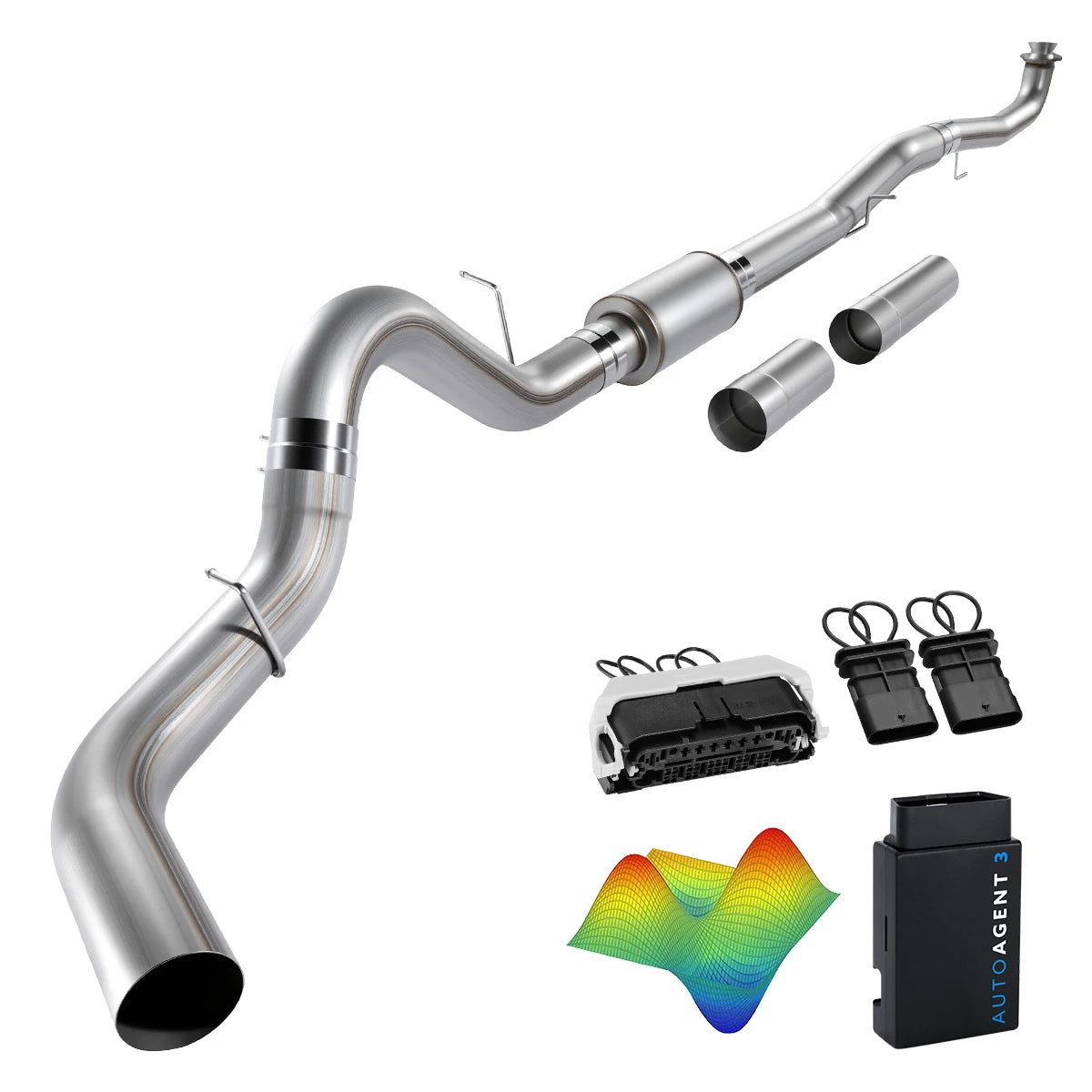 EZ LYNK Auto Agent 3 DPF/EGR All-in-One Delete Kit for 2017-2023 6.6L Duramax L5P 2500HD 3500HD