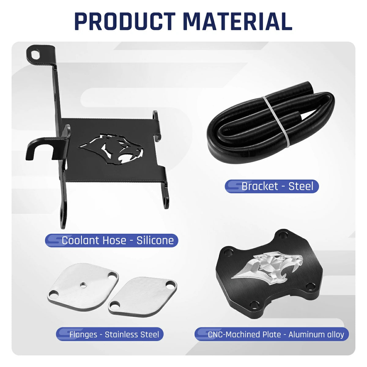 SPELAB EGR Delete Kit For 2010-2025 Dodge Ram 2500 3500 6.7L Diesel