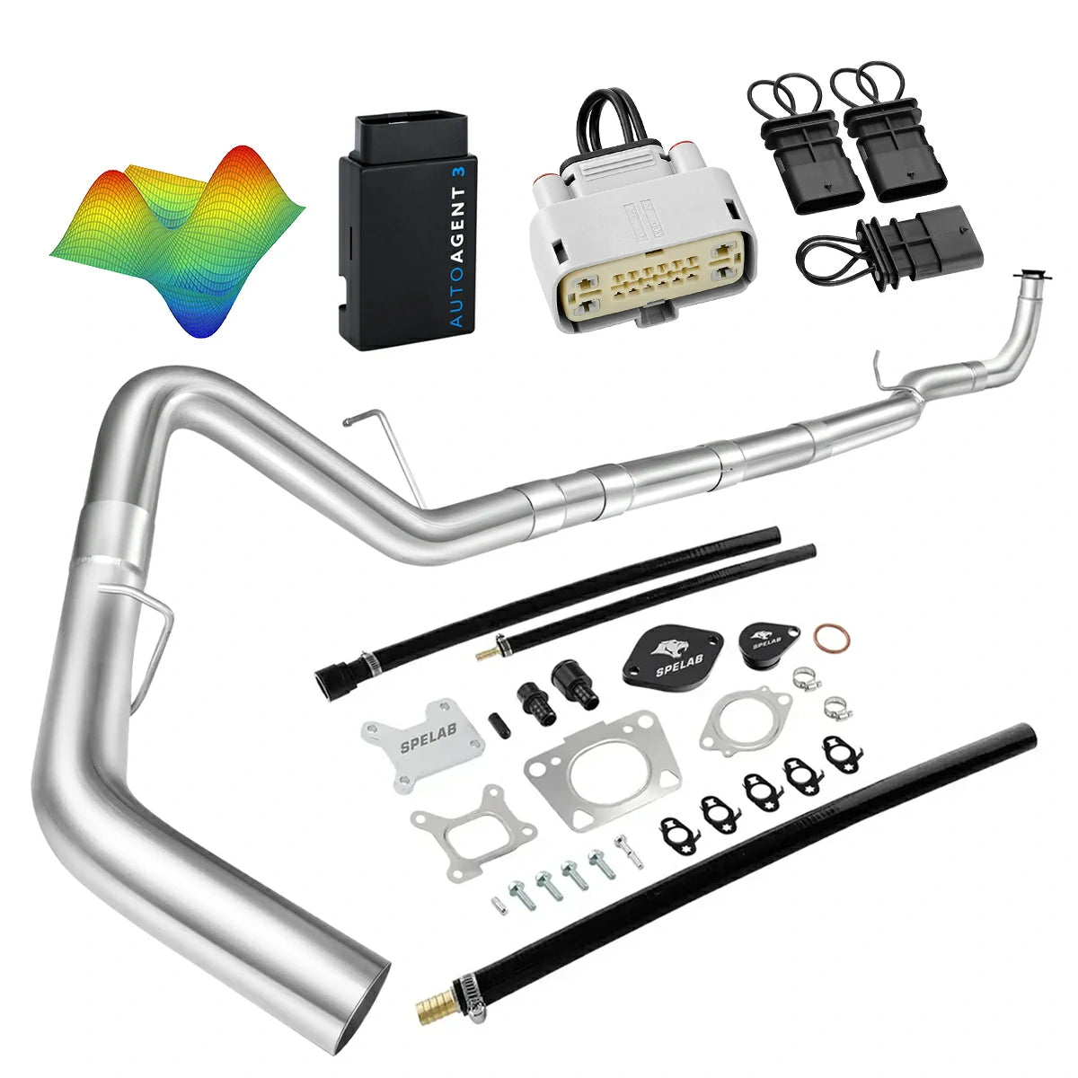 EZ LYNK Auto Agent 3 DPF/EGR All-in-One Delete Kit for 2017-2023 6.6L Duramax L5P 2500HD 3500HD