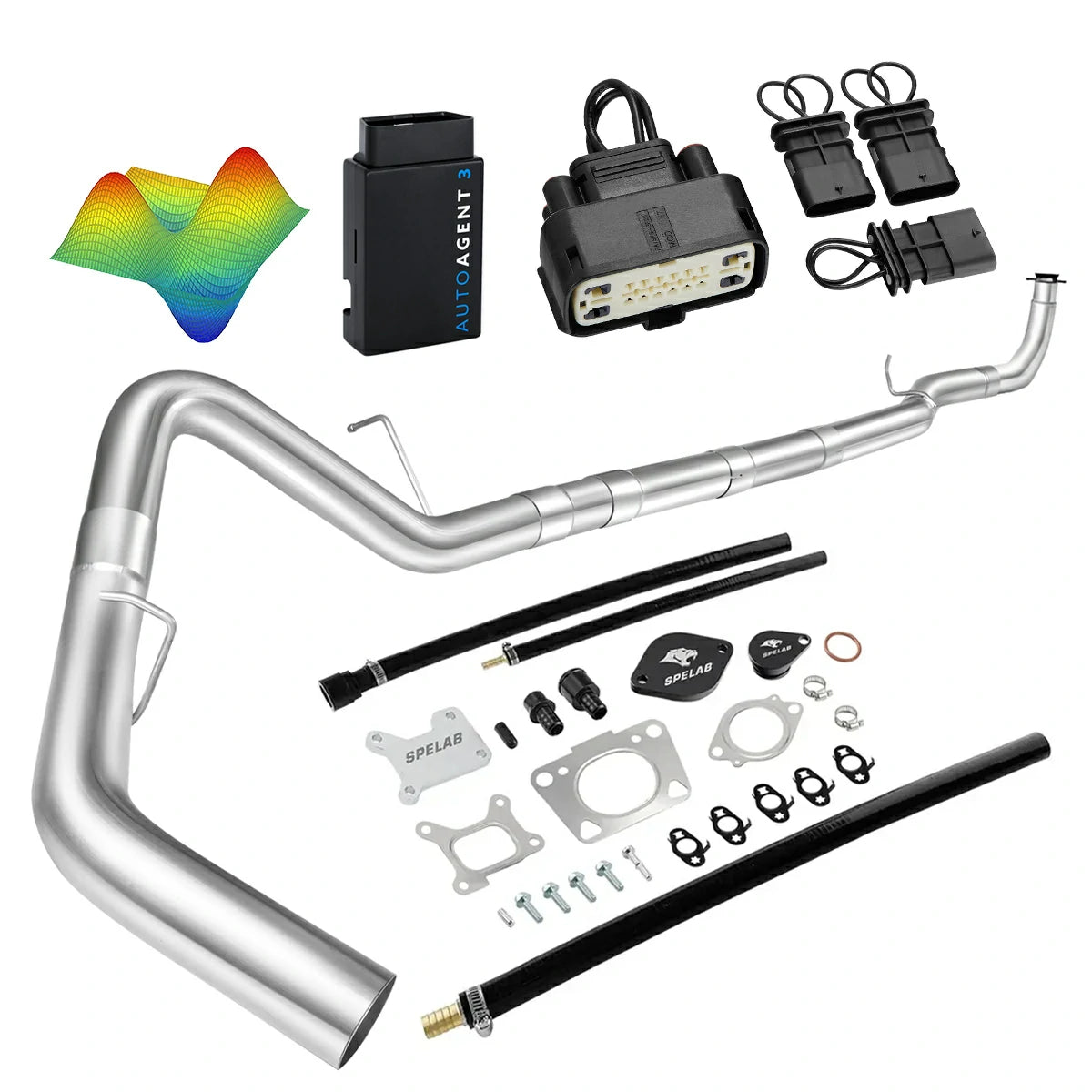 EZ LYNK Auto Agent 3 DPF/EGR All-in-One Delete Kit for 2017-2023 6.6L Duramax L5P 2500HD 3500HD