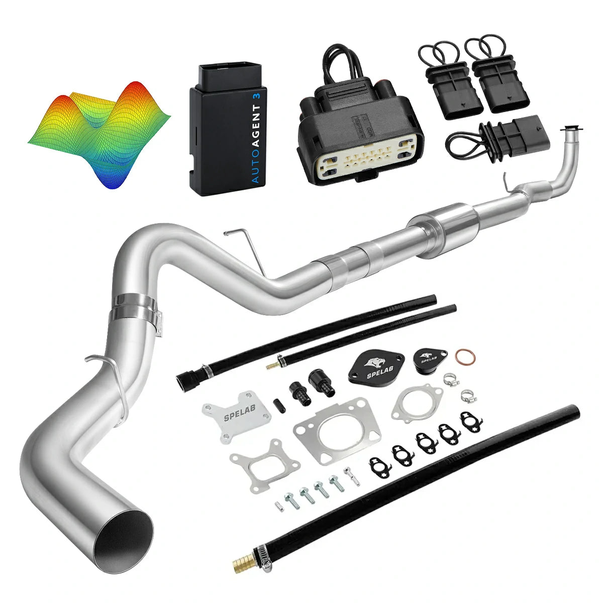 EZ LYNK Auto Agent 3 DPF/EGR All-in-One Delete Kit for 2017-2023 6.6L Duramax L5P 2500HD 3500HD