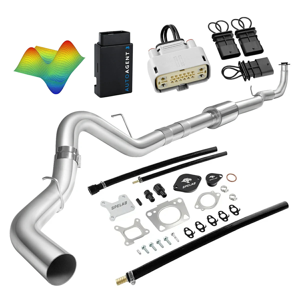 EZ LYNK Auto Agent 3 DPF/EGR All-in-One Delete Kit for 2017-2023 6.6L Duramax L5P 2500HD 3500HD