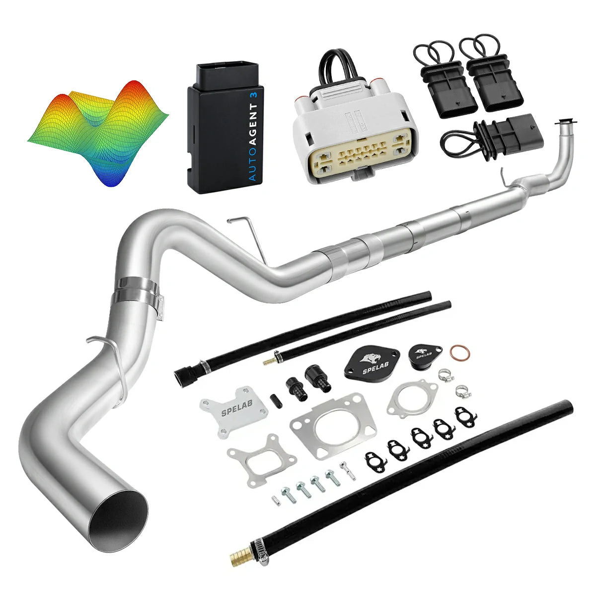 EZ LYNK Auto Agent 3 DPF/EGR All-in-One Delete Kit for 2017-2023 6.6L Duramax L5P 2500HD 3500HD