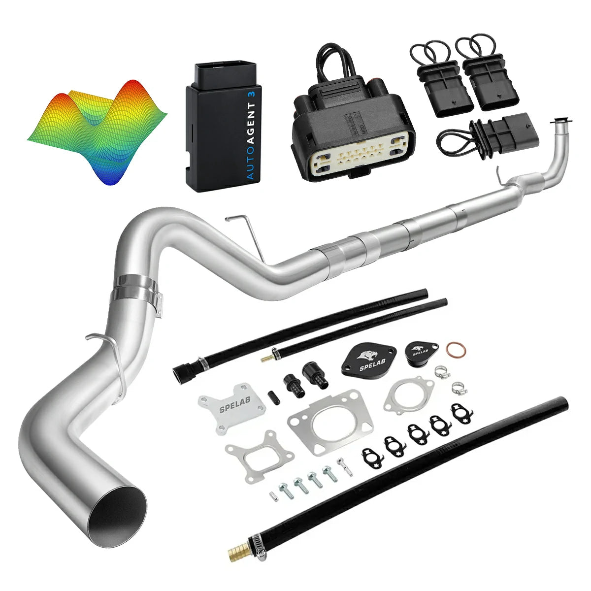 EZ LYNK Auto Agent 3 DPF/EGR All-in-One Delete Kit for 2017-2023 6.6L Duramax L5P 2500HD 3500HD