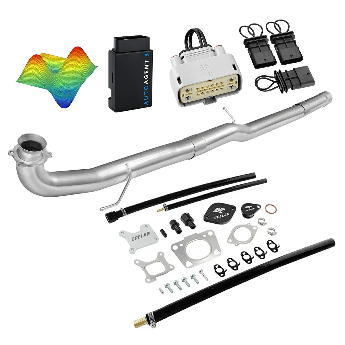 EZ LYNK Auto Agent 3 DPF/EGR All-in-One Delete Kit for 2017-2023 6.6L Duramax L5P 2500HD 3500HD