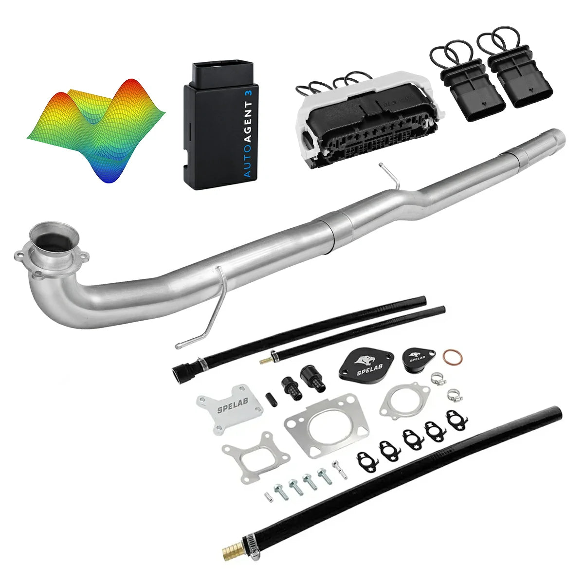 EZ LYNK Auto Agent 3 DPF/EGR All-in-One Delete Kit for 2017-2023 6.6L Duramax L5P 2500HD 3500HD