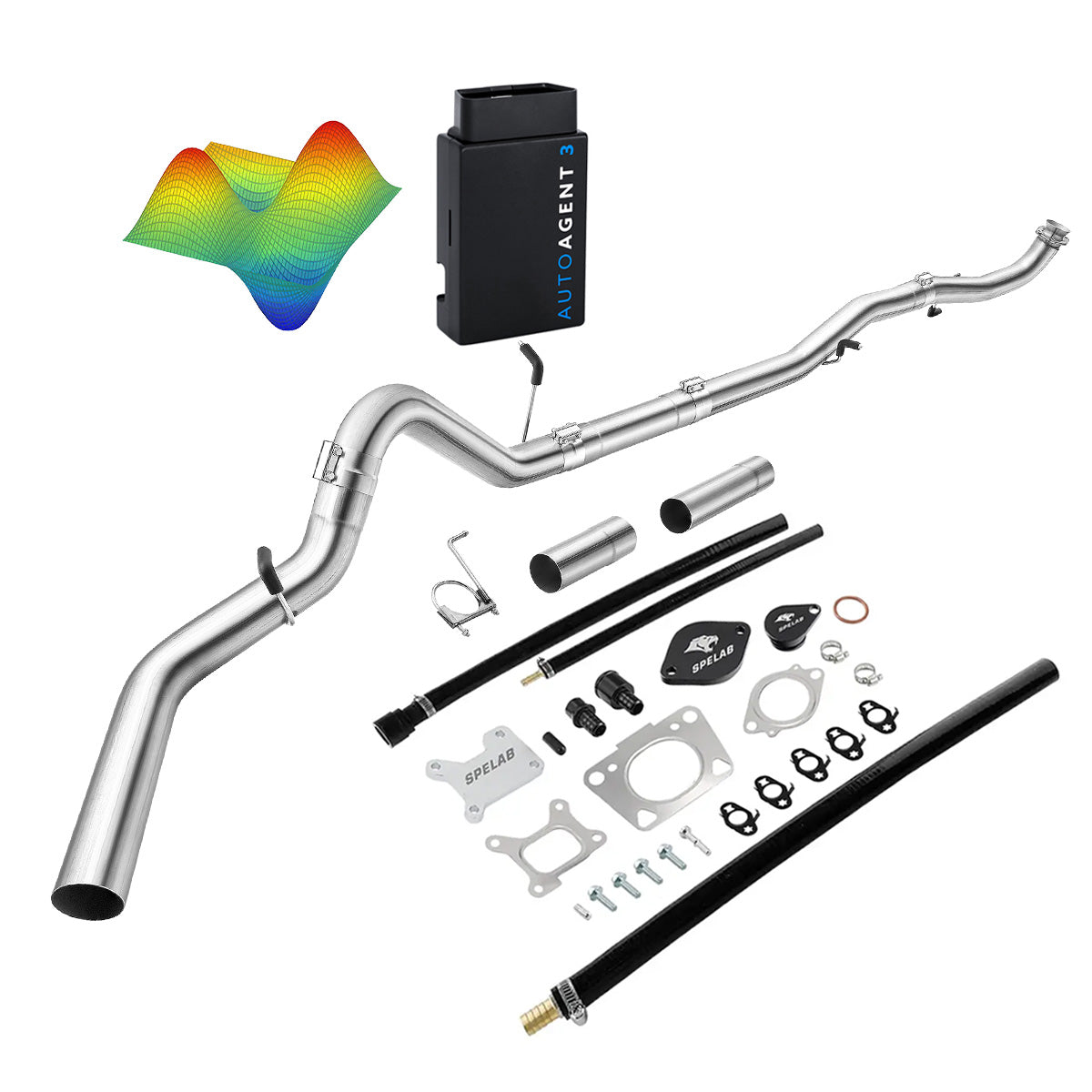 EZ LYNK Auto Agent 3 DPF/EGR All-in-One Delete Kit for 2017-2023 6.6L Duramax L5P 2500HD 3500HD