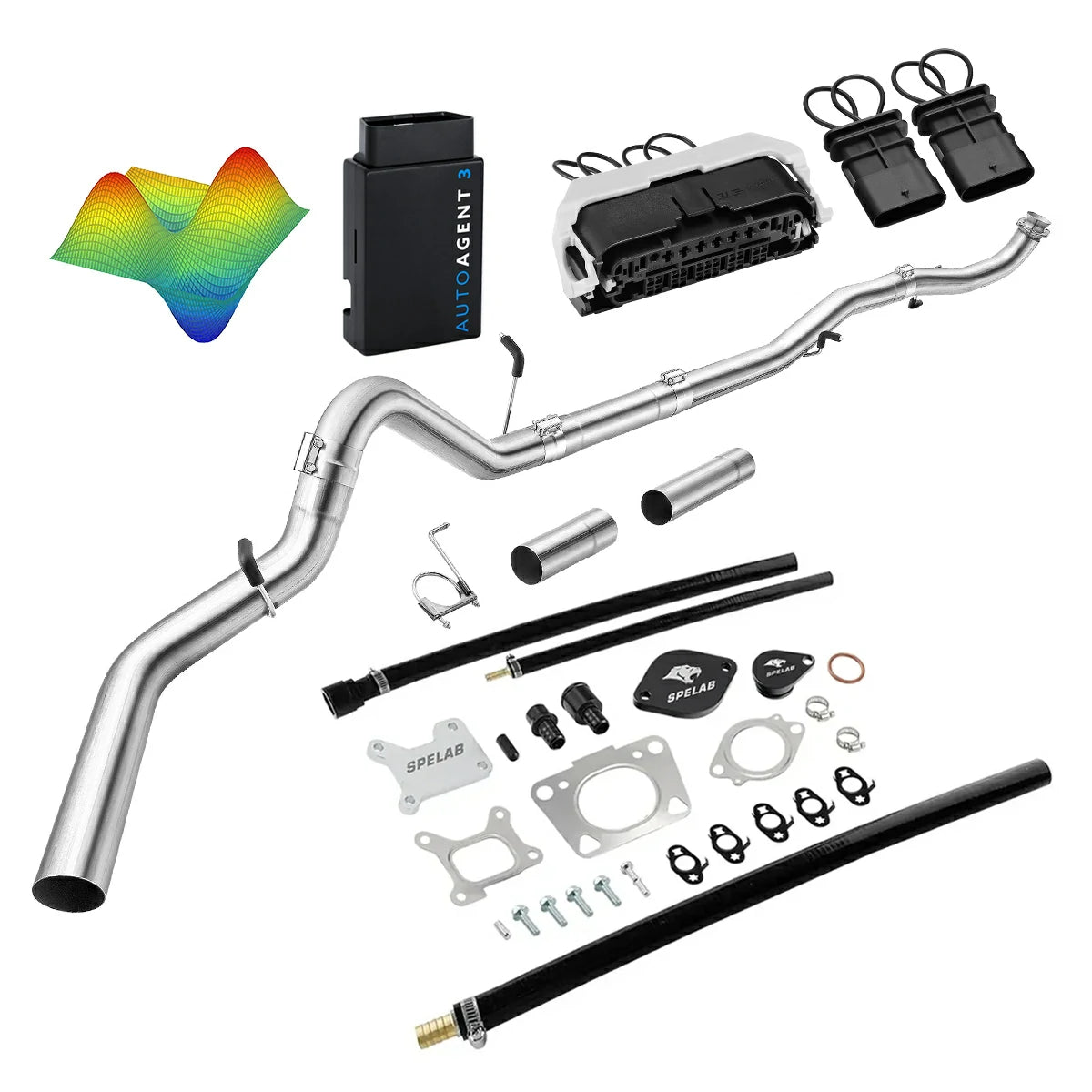 EZ LYNK Auto Agent 3 DPF/EGR All-in-One Delete Kit for 2017-2023 6.6L Duramax L5P 2500HD 3500HD