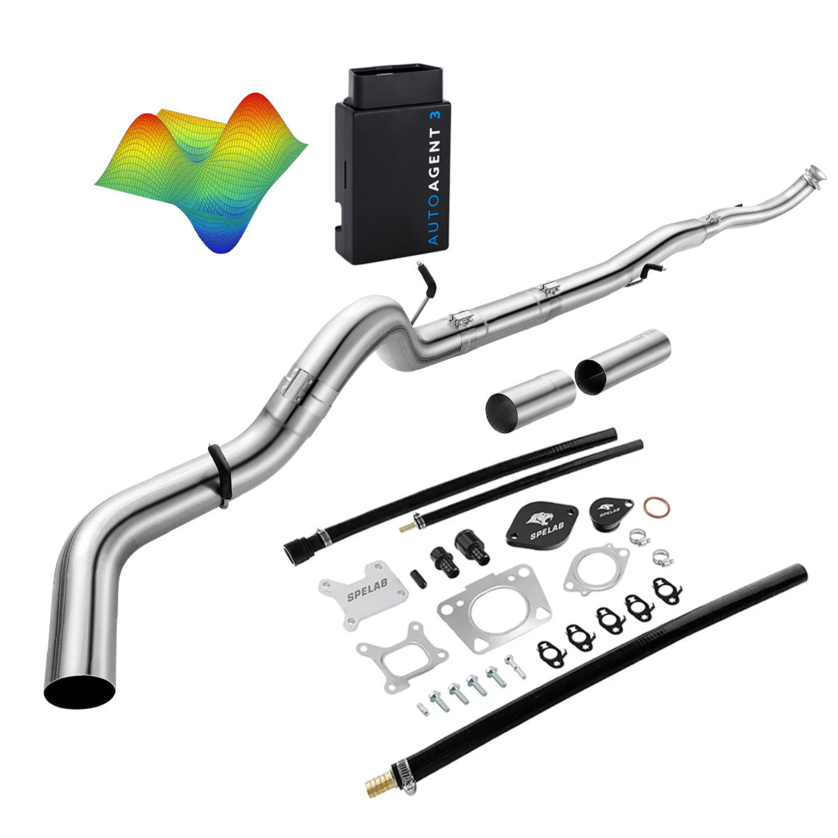 EZ LYNK Auto Agent 3 DPF/EGR All-in-One Delete Kit for 2017-2023 6.6L Duramax L5P 2500HD 3500HD