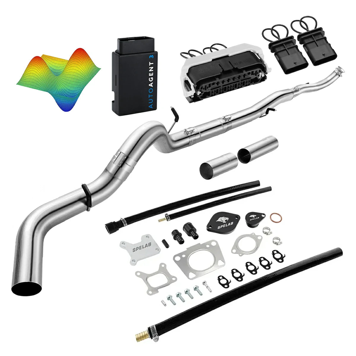 EZ LYNK Auto Agent 3 DPF/EGR All-in-One Delete Kit for 2017-2023 6.6L Duramax L5P 2500HD 3500HD