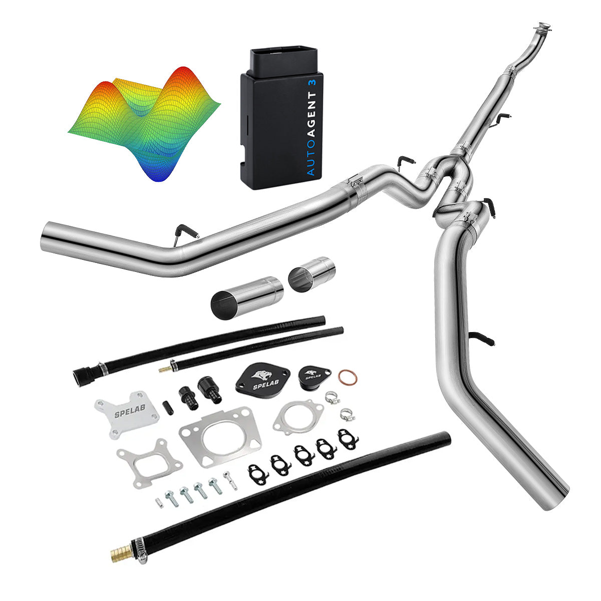 EZ LYNK Auto Agent 3 DPF/EGR All-in-One Delete Kit for 2017-2023 6.6L Duramax L5P 2500HD 3500HD