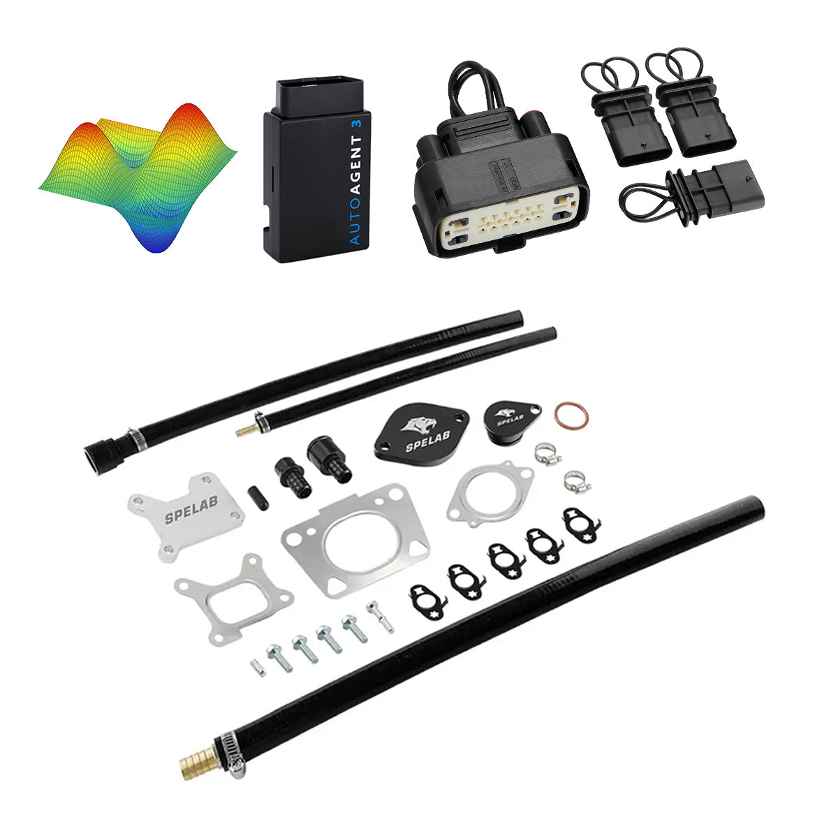 EZ LYNK Auto Agent 3 DPF/EGR All-in-One Delete Kit for 2017-2023 6.6L Duramax L5P 2500HD 3500HD