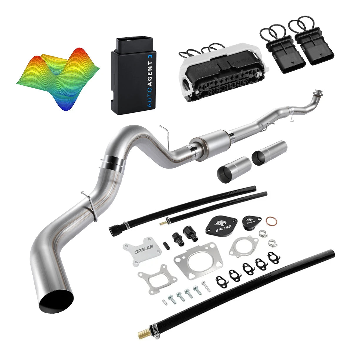 EZ LYNK Auto Agent 3 DPF/EGR All-in-One Delete Kit for 2017-2023 6.6L Duramax L5P 2500HD 3500HD