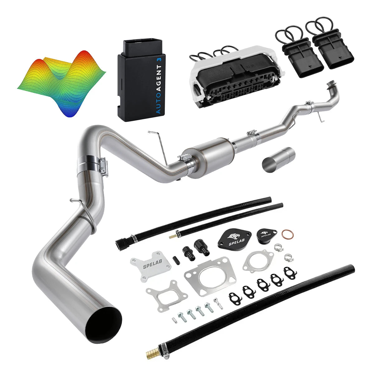 EZ LYNK Auto Agent 3 DPF/EGR All-in-One Delete Kit for 2017-2023 6.6L Duramax L5P 2500HD 3500HD