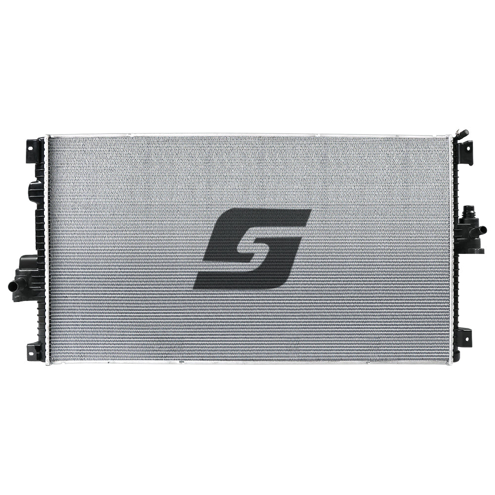 Aluminum Auxiliary Radiator For 2011-2016 Ford F250 F350 F450 F550 Super Duty 6.7L V8