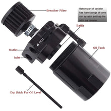 Load image into Gallery viewer, SPELAB  Special For Valve Cover 300 ML Aluminum Baffled Oil Catch Tank With Filter-6