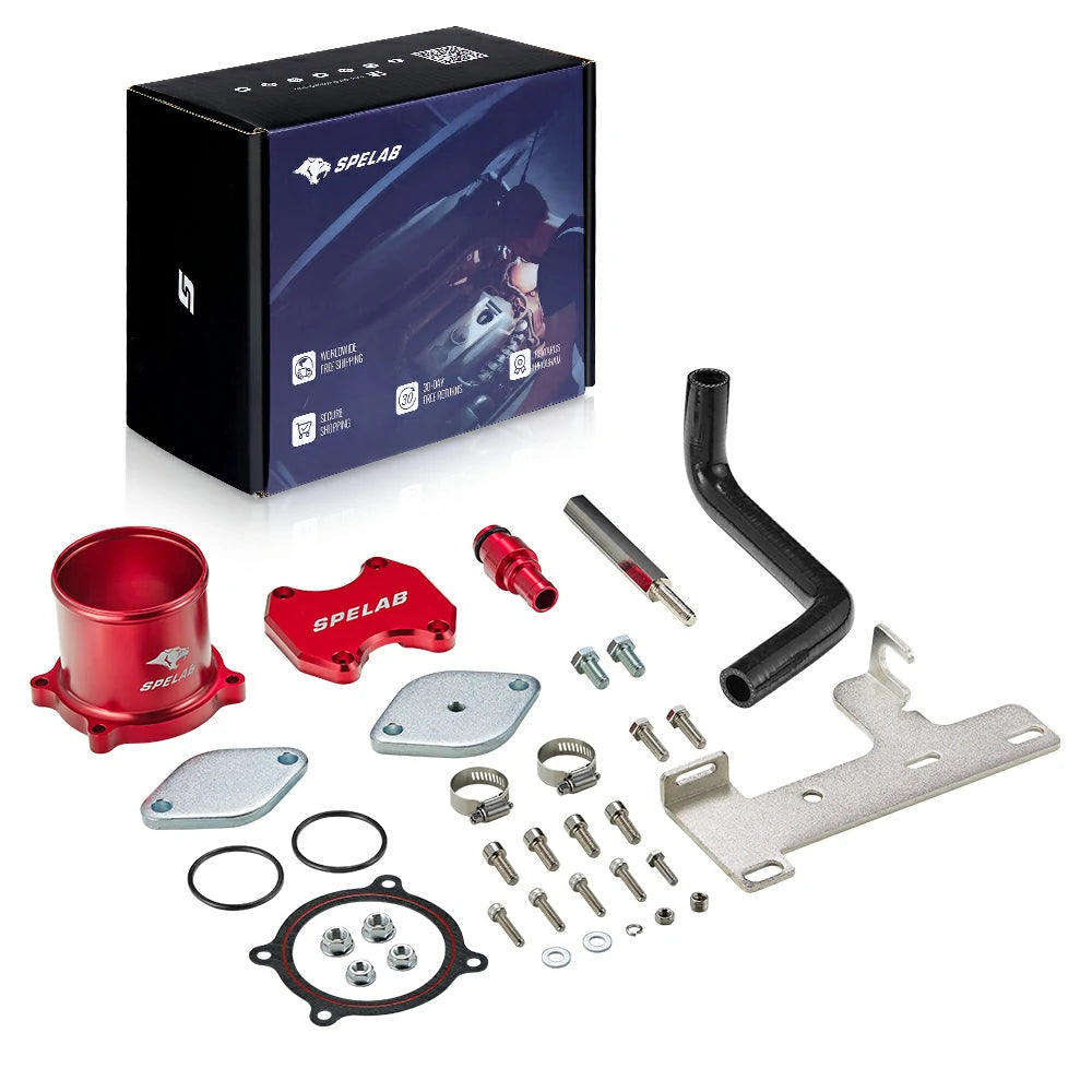 EGR Delete Kit For 2010-2014 Dodge Ram 6.7L Cummins Throttle Valve Cooler | SPELAB-4