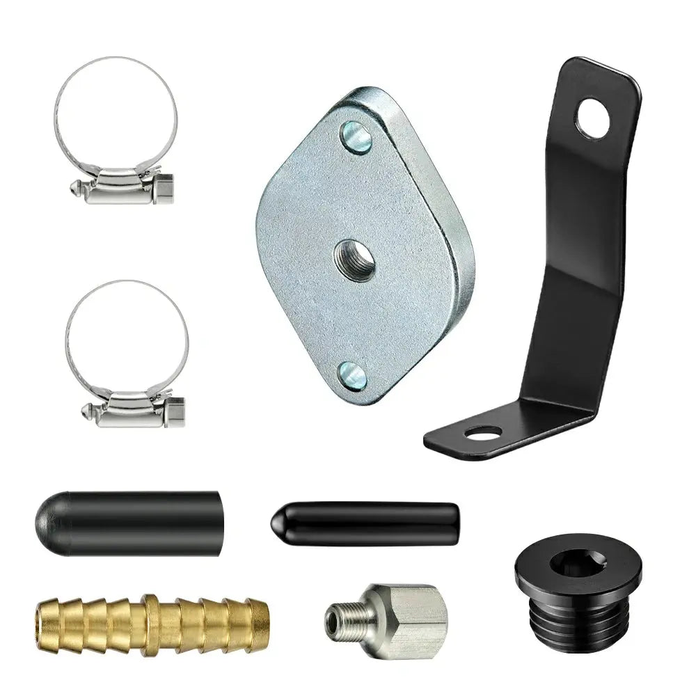 SPELAB 2011-2023 Ford 6.7L Powerstroke Diesel EGR Delete Kit w/Coolant Bypass Black-12