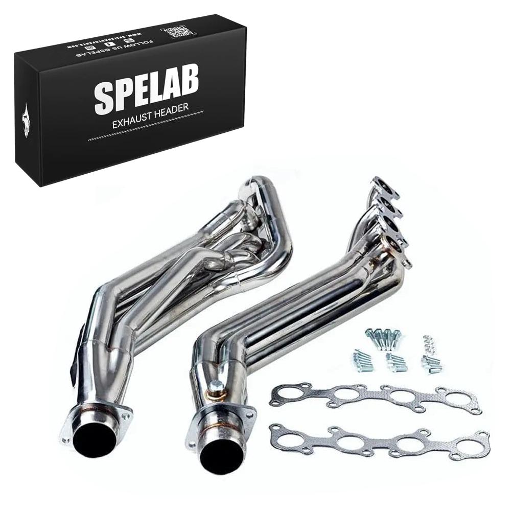 SPELAB Exhaust Header for 2011-2012 FORD Mustang Double-sided
