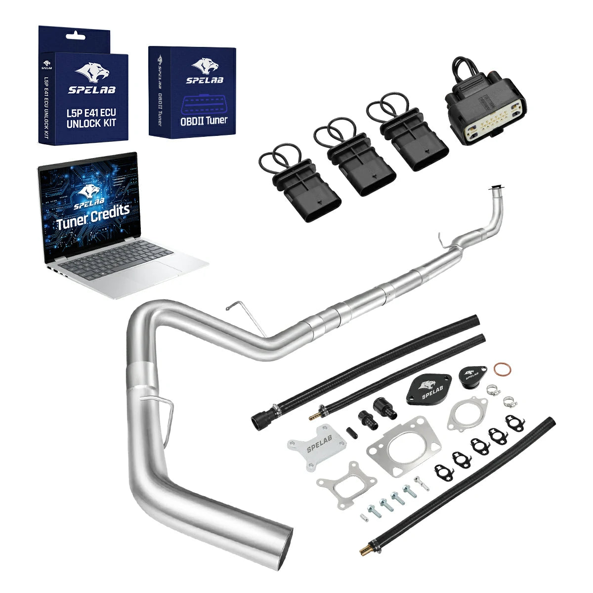 2017-2023 L5P 6.6L Duramax DPF/EGR/DEF Delete All-in-One Kit | SPELAB
