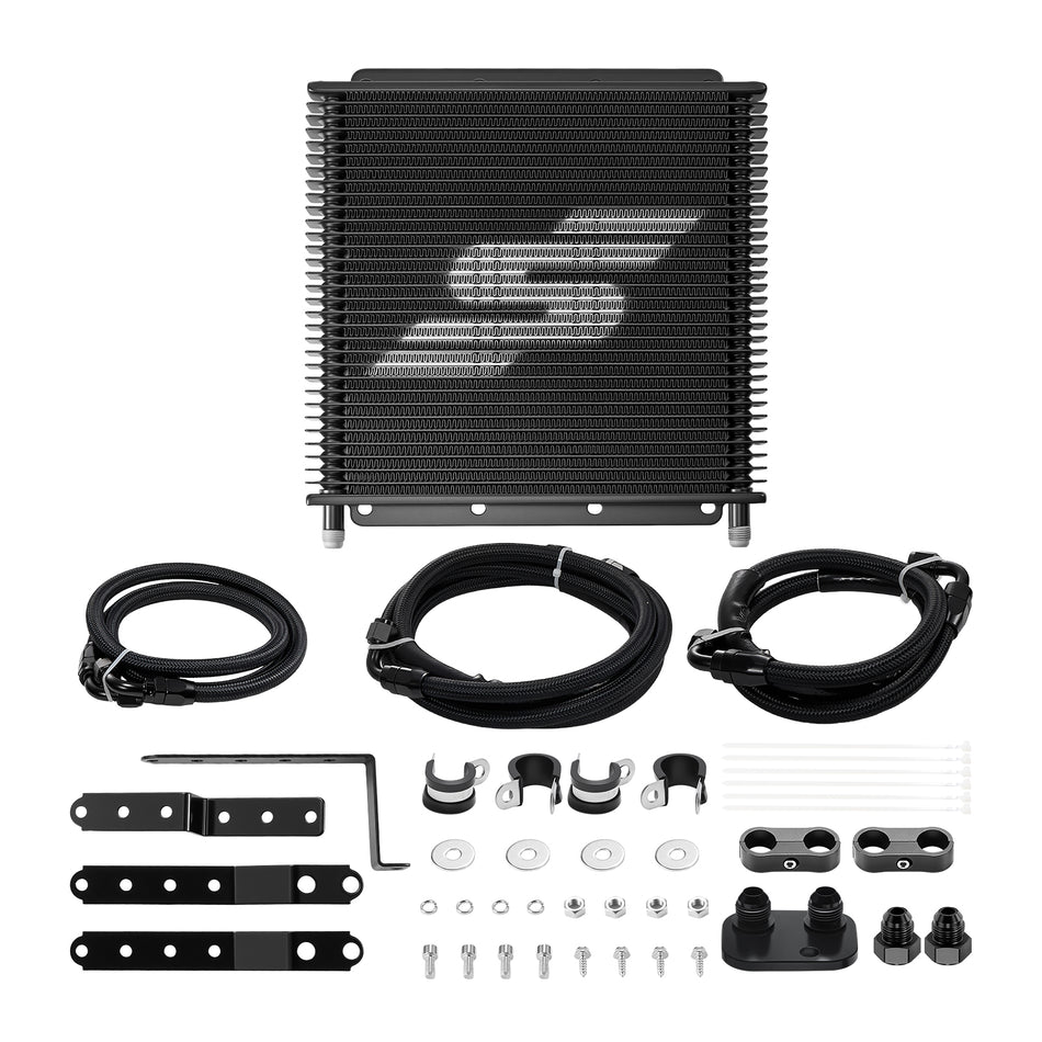 Stacked Plate Transmission Cooler Kit For 2011-2016 Ford 6.7L Powerstroke Trans Cooler Kit | SPELAB