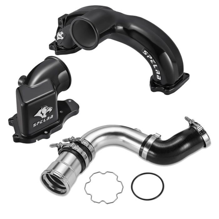 SPELAB 6.7 Powerstroke intake manifold and intercooler pipe bundle for 2011-2019 Ford Super Duty trucks