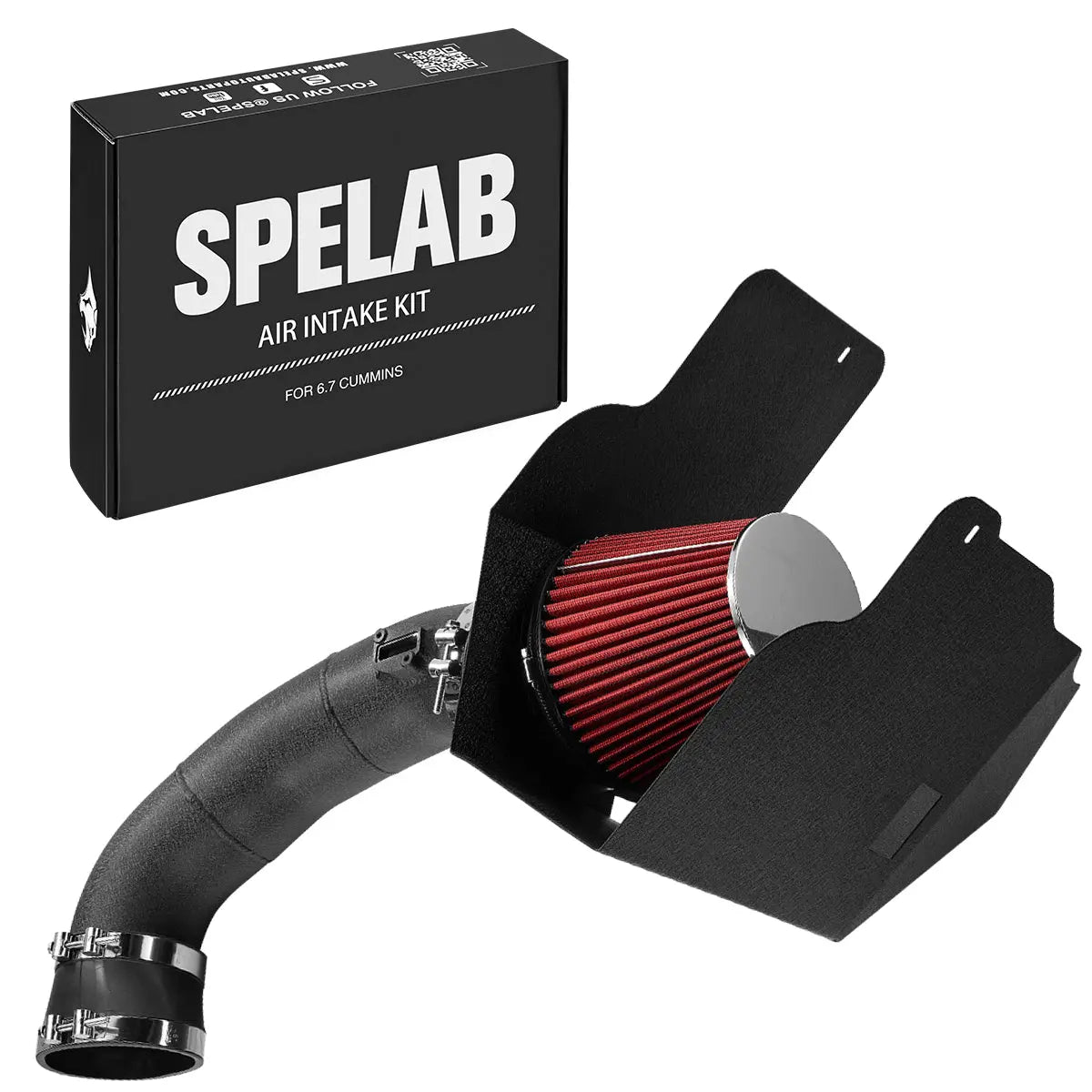 Cold Air Intake Kit w/Filter For 2017-2019 6.7 Powerstroke FORD｜SPELAB 1
