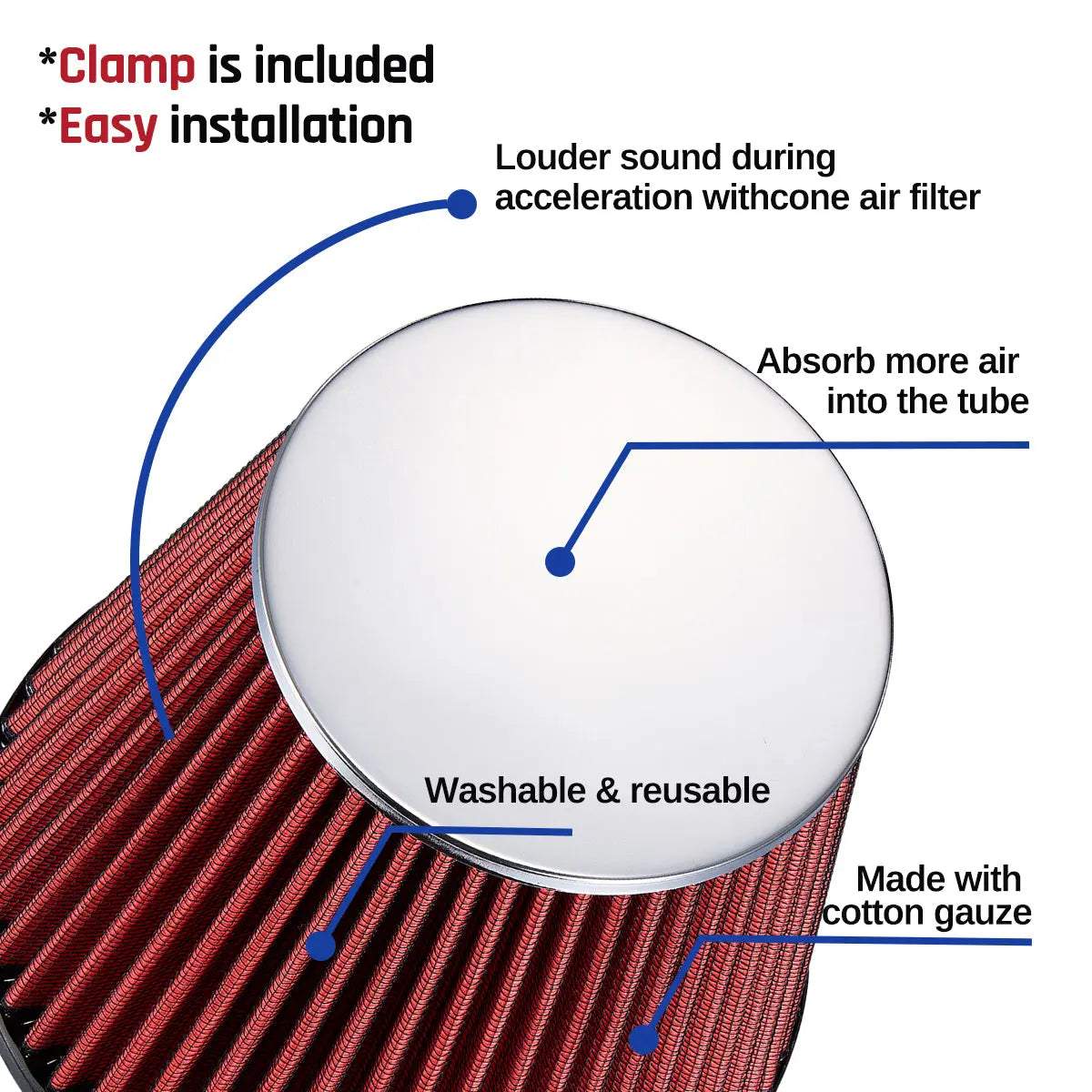 Cold Air Intake Kit w/Filter For 2017-2019 6.7 Powerstroke FORD｜SPELAB 6