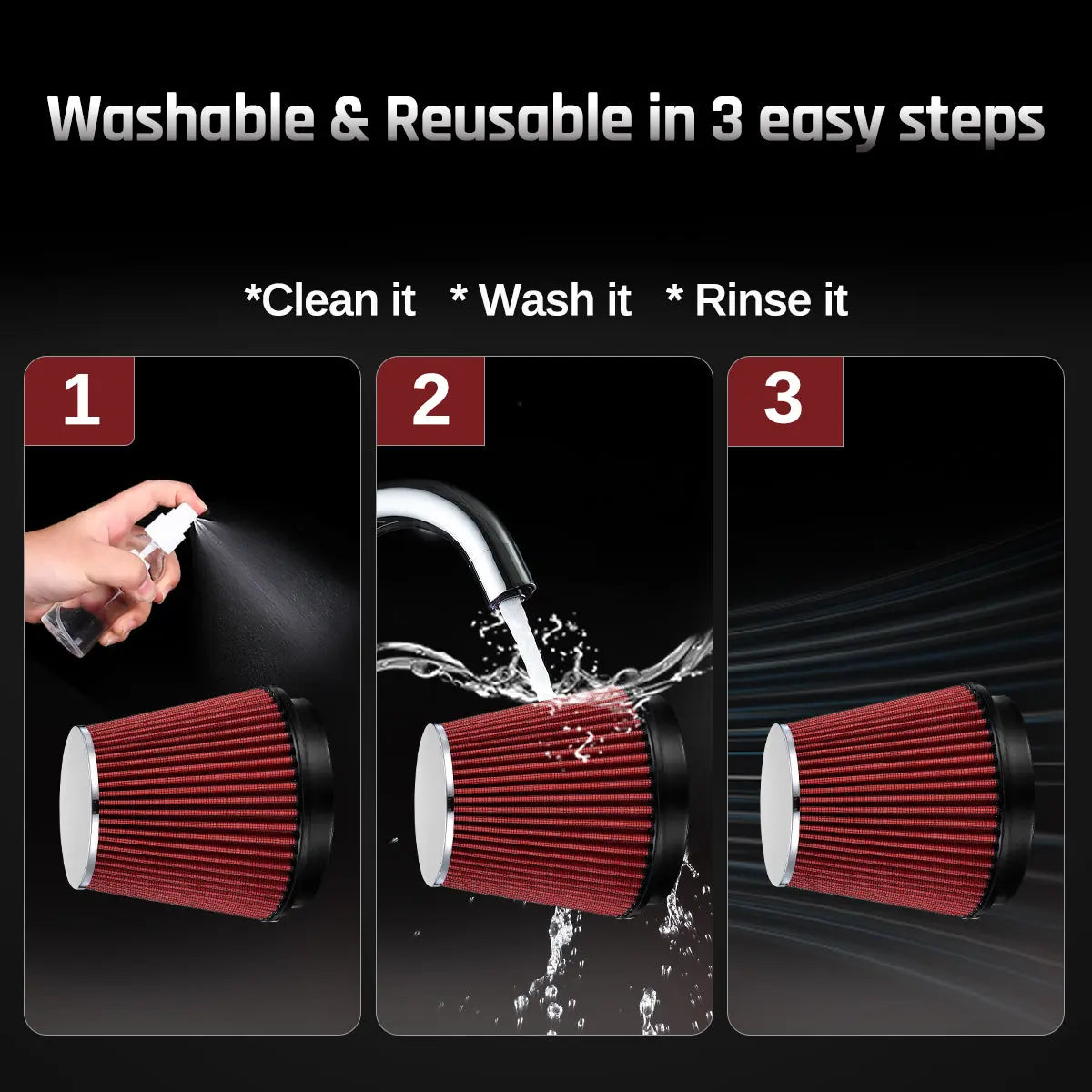 Cold Air Intake Kit w/Filter For 2017-2019 6.7 Powerstroke FORD｜SPELAB 7