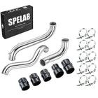 SPELAB Intercooler Pipe Kit For 2011-2016 GMC 6.6L LML Duramax Diesel