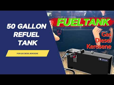 50 Gallon Fuel Transfer Tank for Gas Diesel Kerosene | SPELAB
