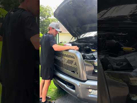 Aluminum Radiator Cover for 2010–2018 Dodge Ram 2500/3500 6.7L Diesel | SPELAB