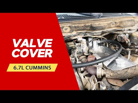 5.9/6.7 Cummins Billet/Cast Valve Cover for 2006-2024 Dodge Ram 2500/3500 Aluminum | SPELAB-vidieo