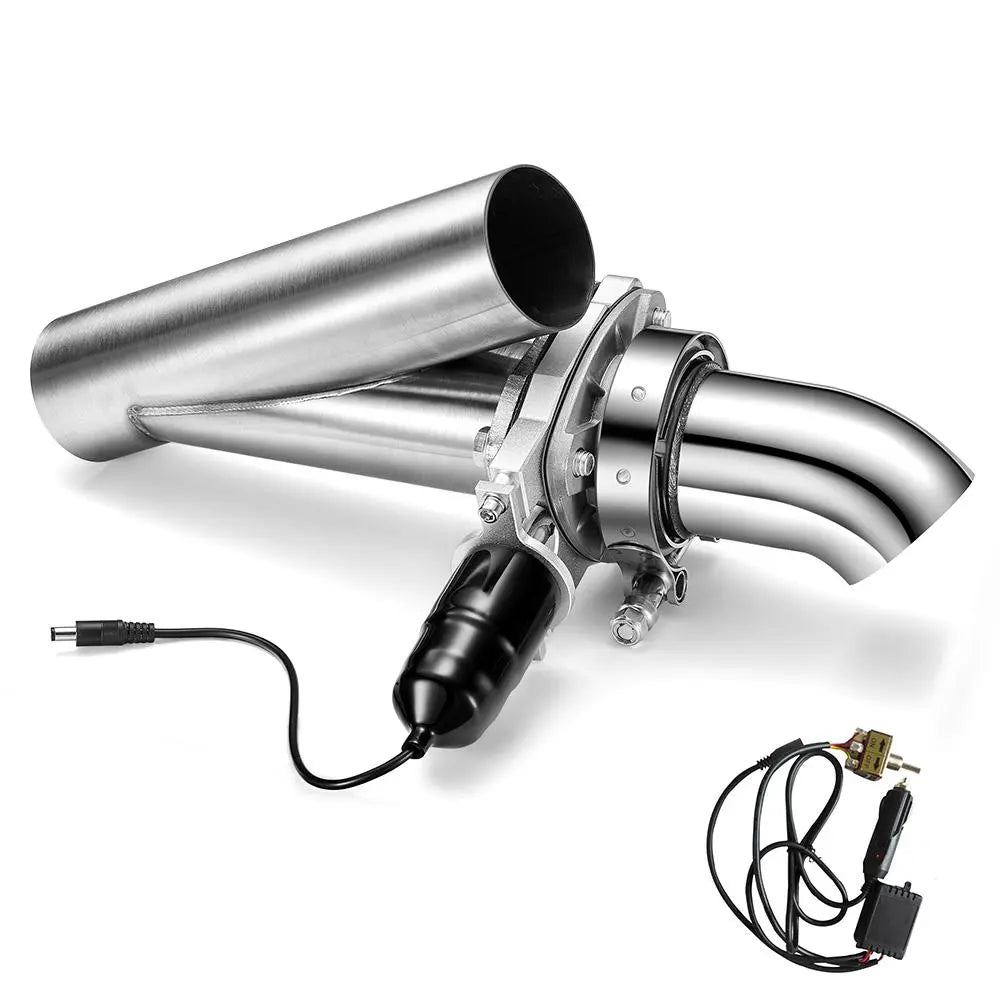 SPELAB 2.0"/2.25"/2.5"/3.0" Single Electric Exhaust Cutout with Manual Switch