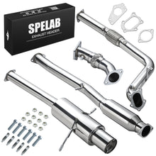 Load image into Gallery viewer, 3&quot; Catback Exhaust 4.5&quot; Muffler Tip+Downpipe Up-pipe for 2002-2007 Subaru Impreza WRX / STI GD EJ205