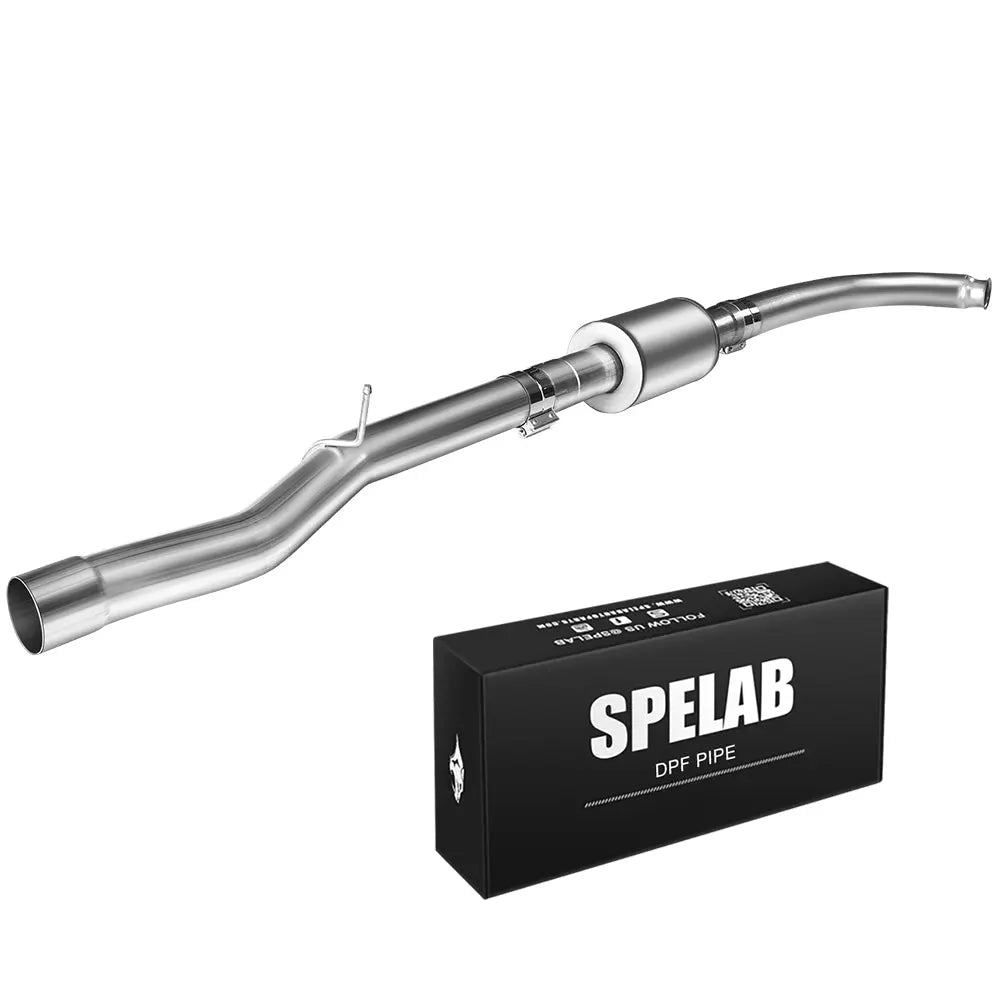 2011-2015 LML 6.6 Duramax 4 Inch DPF Delete Pipe with Muffler – SPELAB
