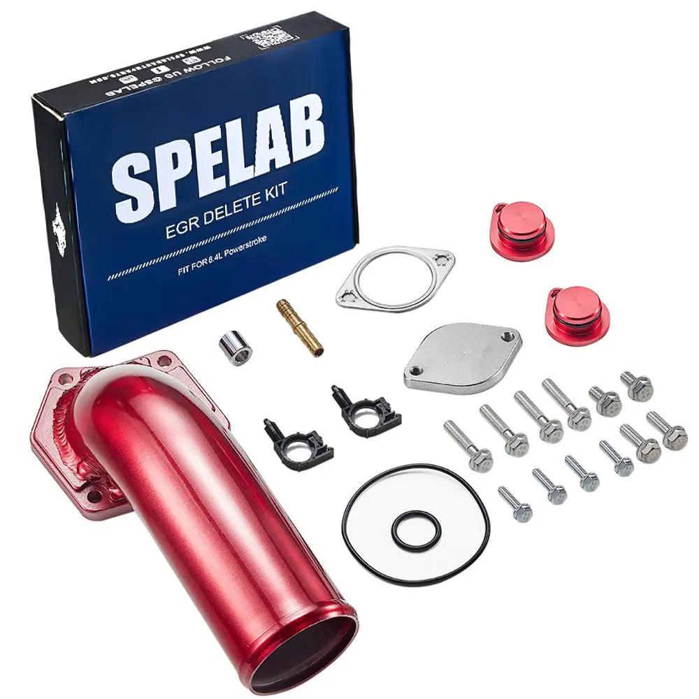 EGR Delete Kit For 2008-2010 Ford 6.4L Powerstroke Turbo Diesel | SPELAB-3