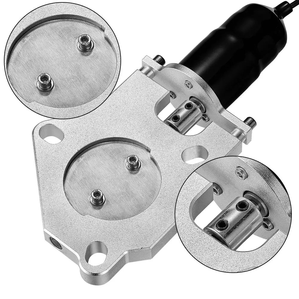 SPELAB 2.25 Inch Dual Manual Switch Electric Exhaust Cutout Valve