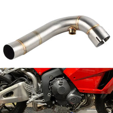 Load image into Gallery viewer, Downpipe Exhaust Mid Pipe for 2007-2020 Honda Motorcycle CBR600RR Eliminator Race Flashark