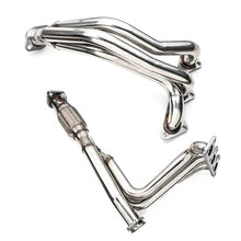 Load image into Gallery viewer, Exhaust Header for 1991-1999 Mitsubishi 3000GT Stealth DOHC V6 Maximizer Steel 3.0L Flashark