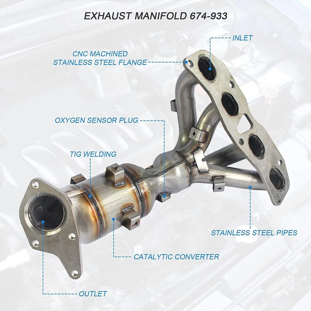Exhaust Manifold for 2007-2012 Nissan Altima L4 2.5L Flashark
