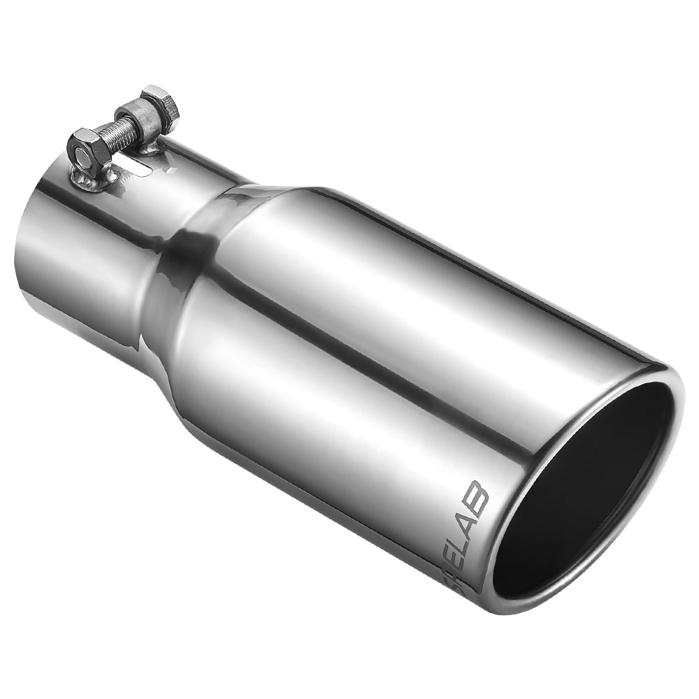 Exhaust Tip 3" In, 4" Out, 10" Length T304 | SPELAB