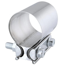 Load image into Gallery viewer, SPELAB 1 Pack Butt Joint Band Clamp Exhaust Sleeve Stainless Steel Fits 2&#39;&#39;/2.25&#39;&#39;/2.5&#39;&#39;/3&quot;/4&#39;&#39; OD Pipe-SPELAB